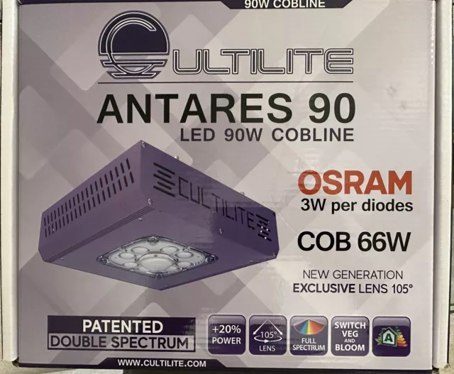 Cultilite Antares 90W- Switch: Grow/Bloom/ Full Spectrum, Per Indoor E Growbox