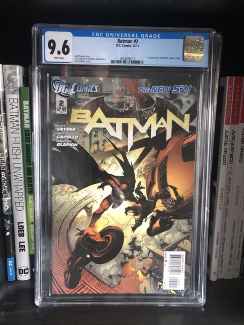 Batman #2 CGC 9.6 New 52 2011 *1st Appearance of William Cobb as Talon*