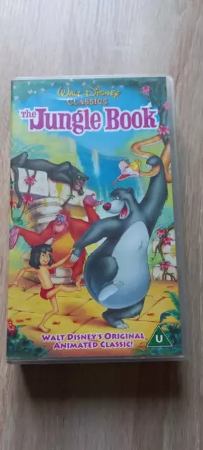 VHS Walt Disney Classics The Jungle Book Englisch Hologramm