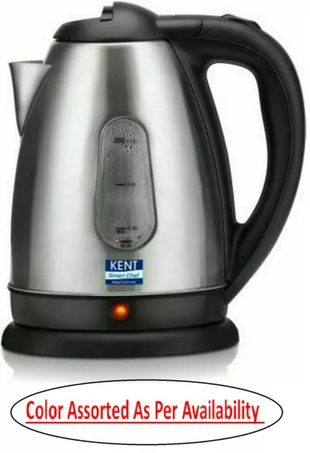 Kent Bouilloire Electrique 1.8 Litre Acier Inoxydable Eau Chaudière Thé, 1500 W