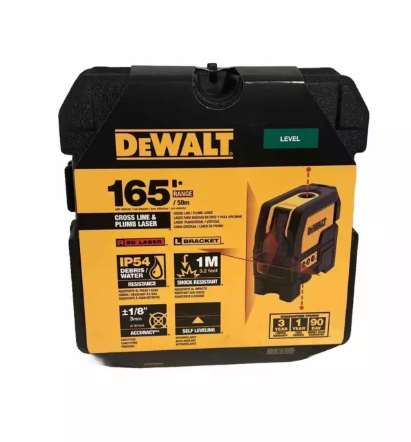 DEWALT DW0822 Self-Leveling Cross-Line and Plumb Laser Level