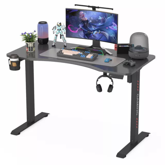 Ufurniture Electric Gaming Standing Desk Height Adjustable Sit Stand officeTable