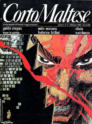 CORTO MALTESE rivista anno 8 n.2 con allegato Watchmen