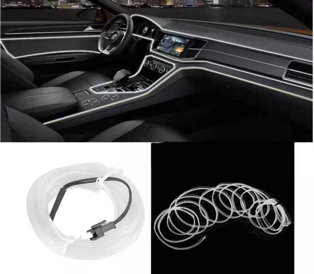 STRISCIA LED INTERNI Auto 5M Luce Decorativa Atmosfera Tagliabile