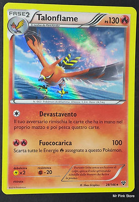 Talonflame 28 146 Rara Holo Reverse In Italiano Holo Pokemon Xy Eur 2 99 Picclick It