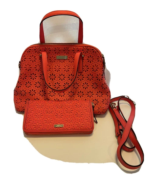 Kate Spade Cedar Street Maise Crossbody Sachel Handbag With Matching Wallet Kate Spade Cedar Street Maise Crossbody Sachel Handbag With Matching Wallet