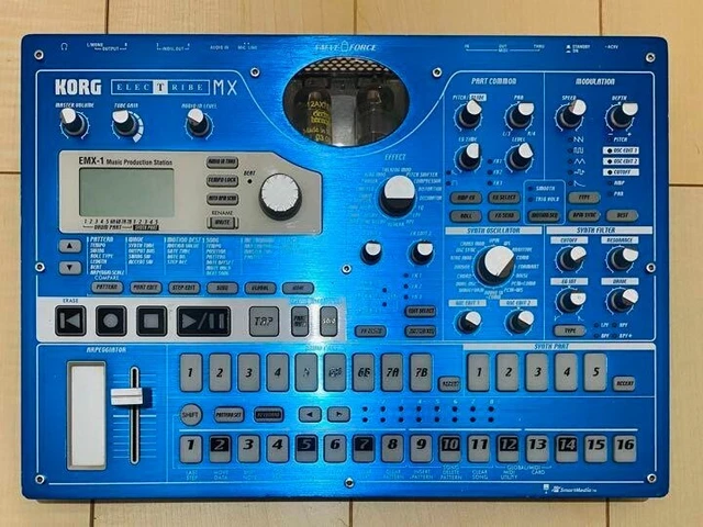 KORG ELECTRIBE MX EMX-1 Vacuum Tube Analog Synthesizer Blue
