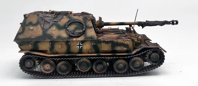 1:35 ELEFANT PANZERJÄGER Tiger (P) 8,8cm SdKfz 184 Model Kit gebaut pro ...