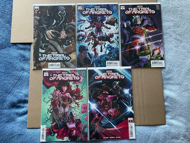 X-Men The Trial of Magneto Vol. 1 #1-5 SET MARVEL COMICS