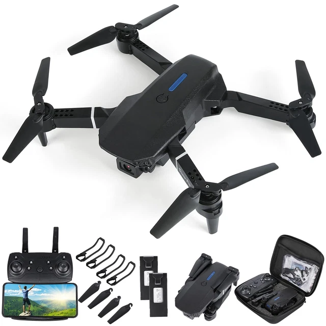 Drone pour Enfant avec Caméra 720P HD, Drone Quadricoptère FPV WiFi Télécommandé, Mode sans Tête, Maintien d'Altitude, 360°Flips, Cadeau et Jouet pour Enfant ou Débutant