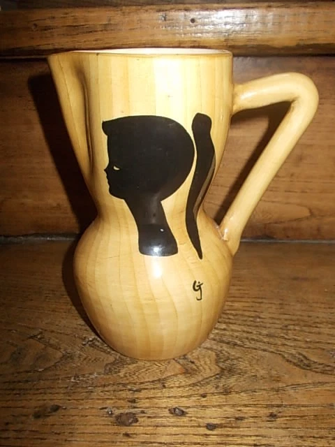 Paire De Coupelles Décor Animalier Grandjean Jourdan Vallauris Années 1950 - Céramique Française Vintage