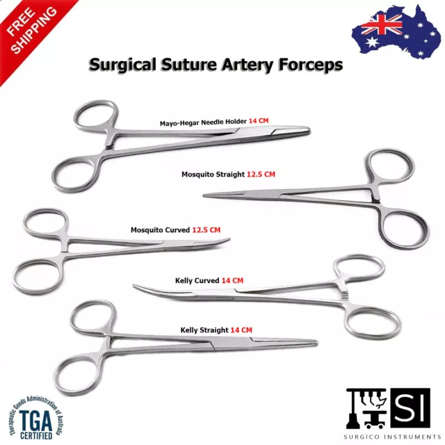 Hemostat Artery Clamp Forceps Fishing Forcep Surgical Needle Holder Plier Dental