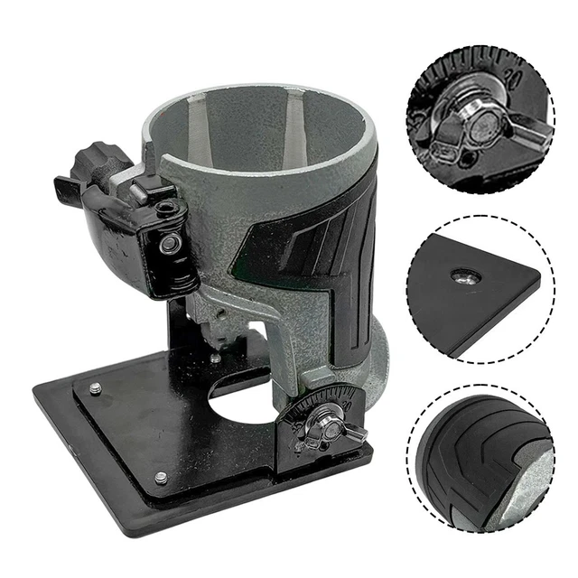 Base De Routeur CNC Pour Tondeuse à Bois, Broche De 8mm, Trous De Clous