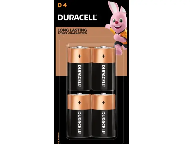 Duracell D-Size Batteries Coppertop Alkaline Batteries 4pk AU Free Shipping