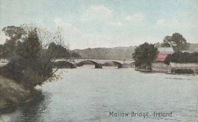 a irish cork county eire old postcard ireland mallow bridge