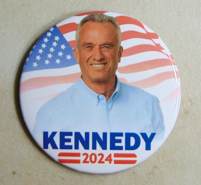 ROBERT KENNEDY JR President 2024 environment political campaign button