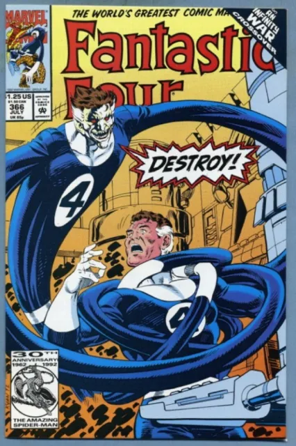 Fantastic Four #366 1992 [Marvel] Infinity War