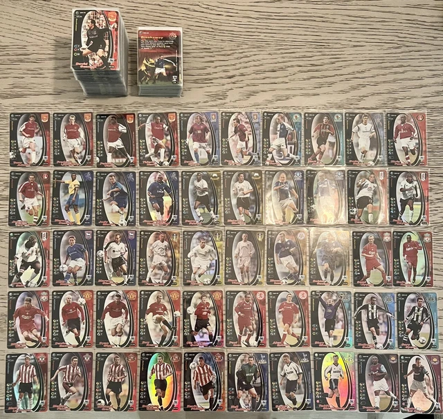 Football Champions 2001/02 Set completo WOTC - Tutte le 330 carte, 50 ologrammi tutte nuove