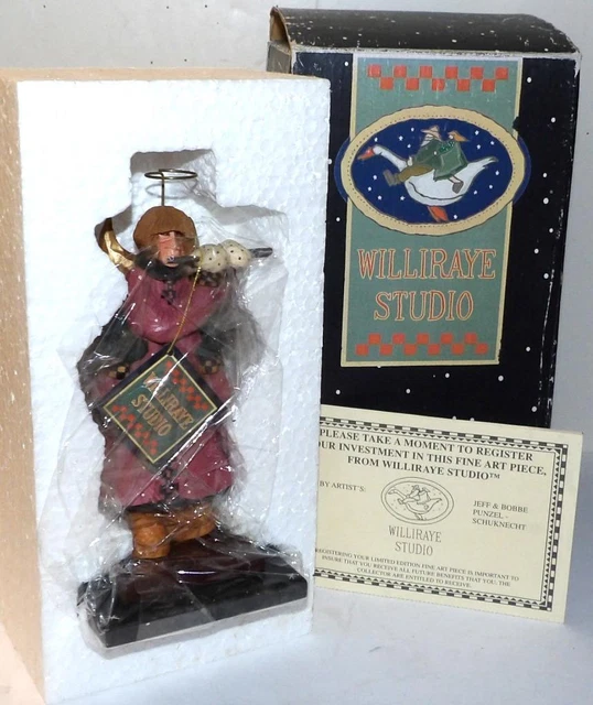 Williraye Studio G Figurine ANGEL with FLUTE WW2341 1997