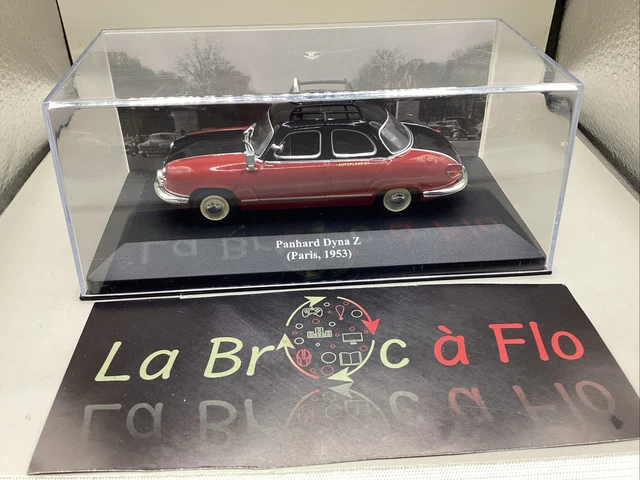 CJM Kit Monté Métal SB 1/43 – Panhard Dyna X 86 Rouge – Modèle Réduit Collection