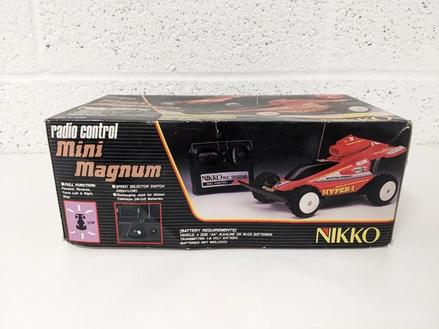 1980'S NIKKO 1/20 RC REMOTE CONTROL CAR - MINI MAGNUM spares or repairs ...