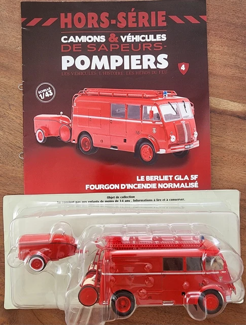 POMPIERS LE BERLIET Gla 5f N/4. H.S .Échelle 1/43 Fourgon D'incendie Normalisé EUR 29,90 - FR