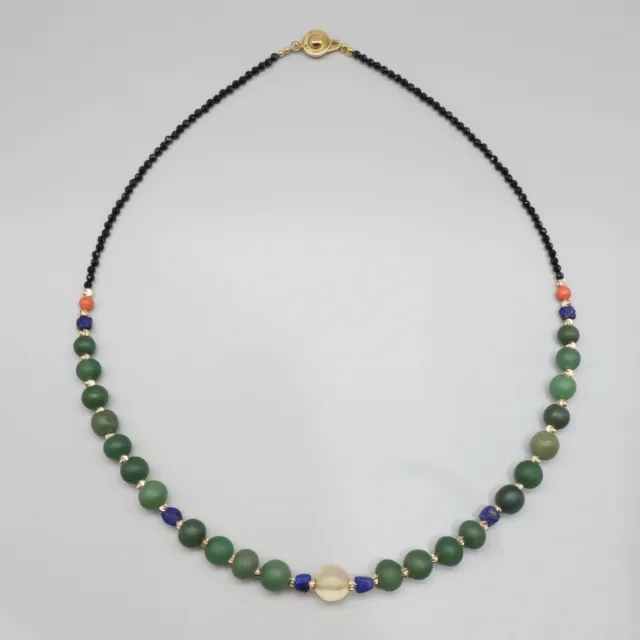 Authentic Ancient Jade Necklace | Pyu period bead | Antique 2