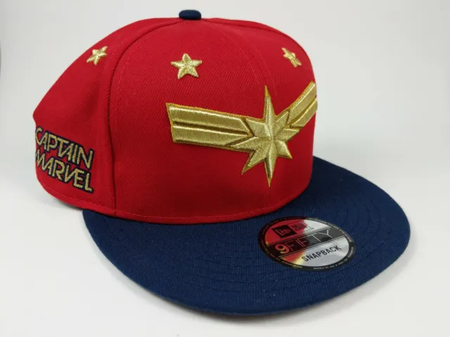 Captain Marvel SnapBack Hat ~ NEW ERA 9 Fifty Cap ~ NWT