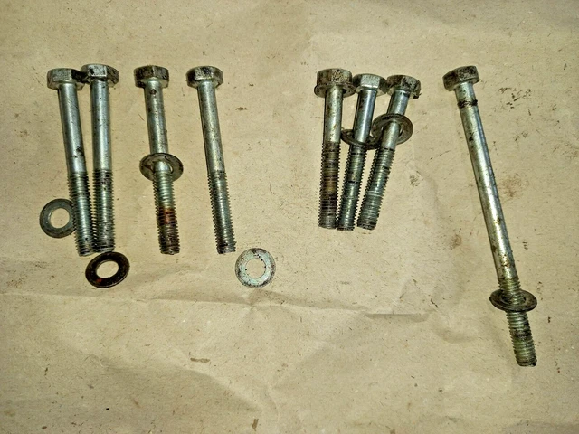 Original Top Engine Case bolts YAMAHA RD250 RD350 A and B model Original Top Engine Case bolts YAMAHA RD250 RD350 A and B model