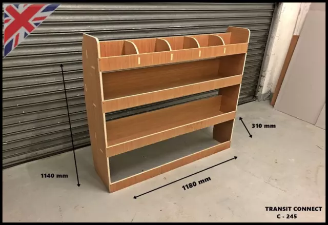 Ford Transit Connect Van Racking Lwb 2014 >> Onwards Storage - Shelving