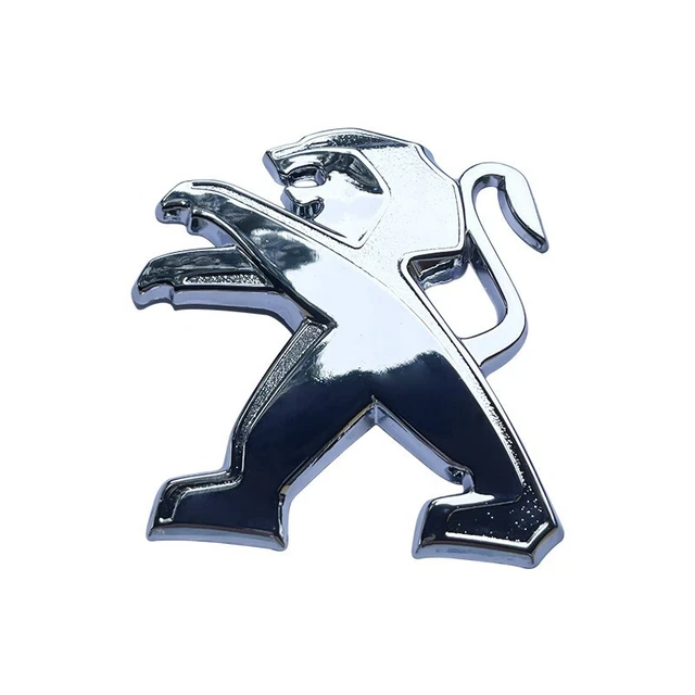 Logo Lion Chromé Autocollant Pour Coffre Peugeot 406 Berline Et Coupé - Badge Origine - 7