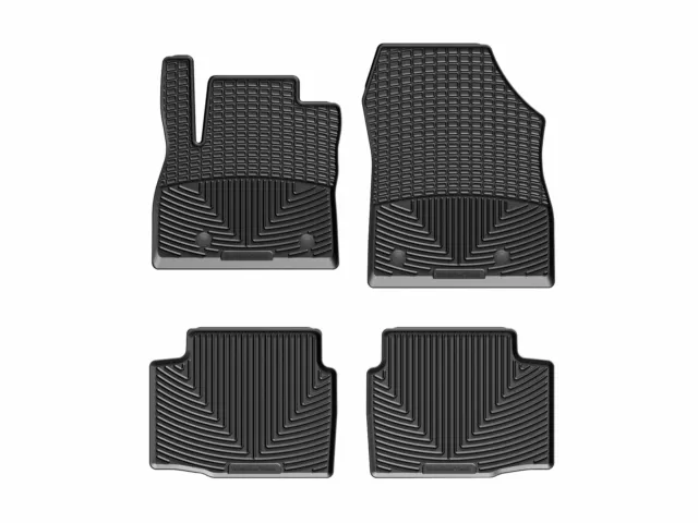 WeatherTech All-Weather Floor Mats for Chevy Cruze 2016-2019 1st 2nd Row Black