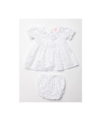 Spanish Style Baby girl Age 18 Months Dress Set White Broderie traditional NEW