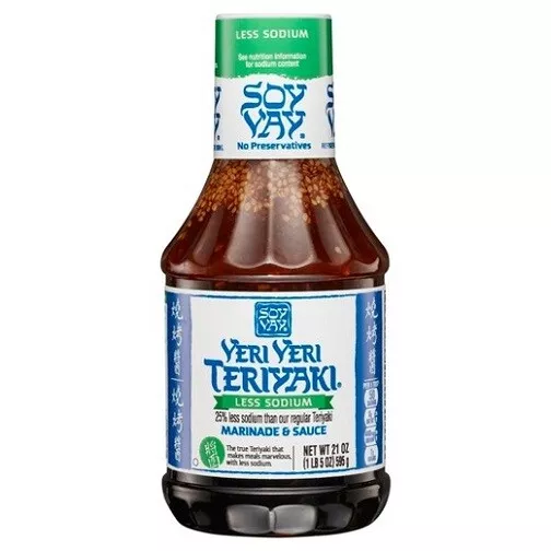 Soy Vay Veri Veri Teriyaki Less Sodium Marinade & Sauce