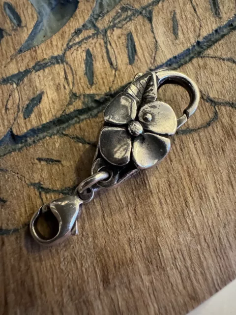 TROLLBEADS RETIRED HYDRANGEAS Silver Big Flower Lock 34.99 PicClick UK