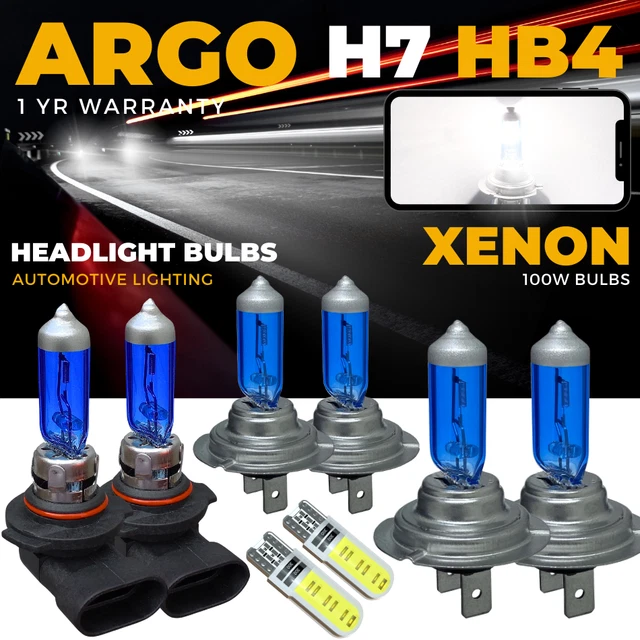 Argo 100W Xenon White HB4 (9006) Bulbs – Pair – Front Fog Light Upgrade For BMW E46 3 Series
