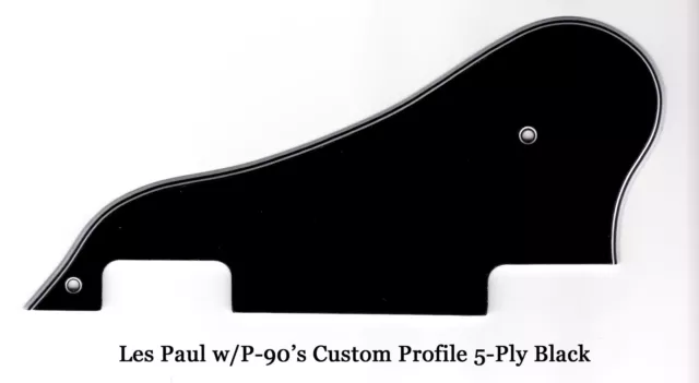 Les Paul LP Studio Custom W/P-90's BWBWB Pickguard for Gibson Epiphone Project