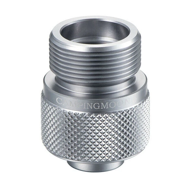 Adaptateur De Cartouche De Gaz - Convertit Cartouche Plate En Cartouche MAPP 1L - Pour Brûleur Camping, Pistolet à Flamme