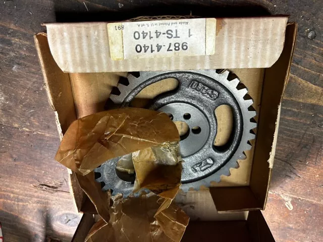 Sbc Chevrolet 283 327 350 Timing Gear Set Gears Nos In Box Small Block Chevy