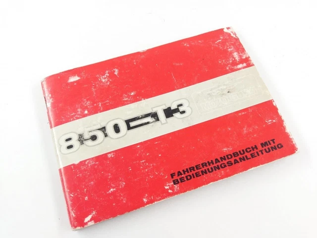 Moto Guzzi 850-T3 [All Years] - Driver's Manual with Owner's Manual