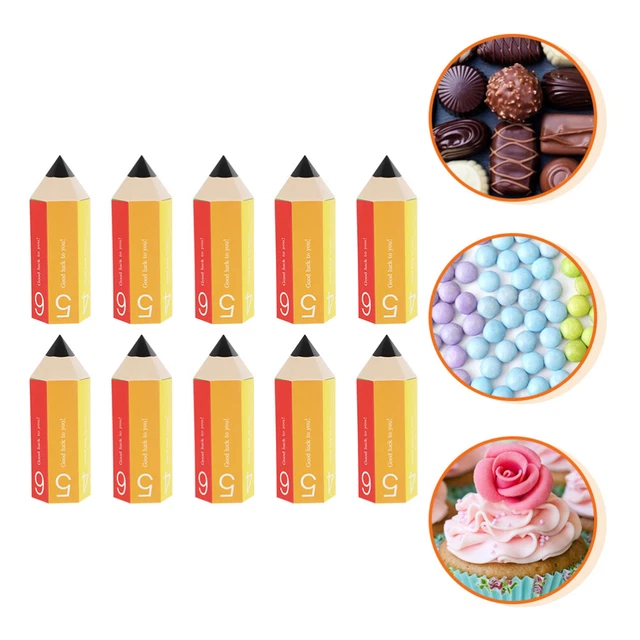 10 Pcs Stand De Bonbons Boîte À Crayons Gommes Pour Enfants Boite Cadeau
