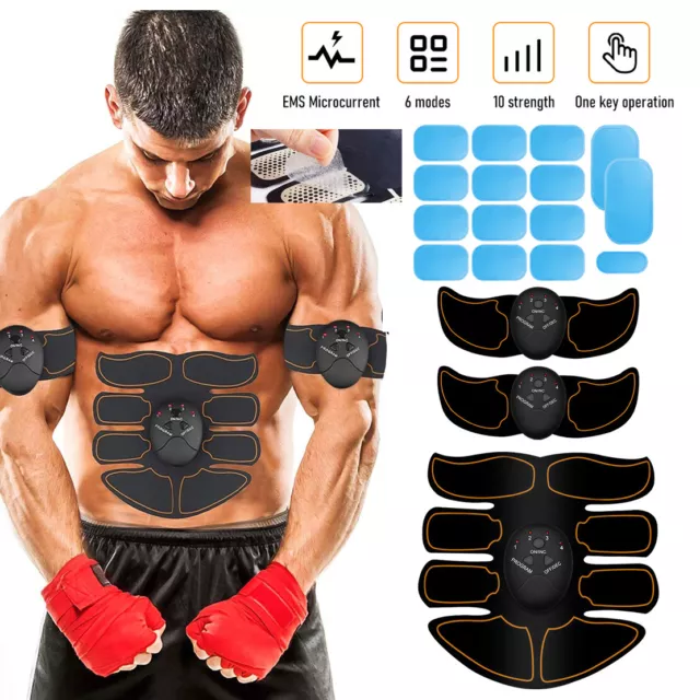 Power Abs Pro - EMS Abs Trainer Arms & Hips Muscle Stimulator Abdominal Training