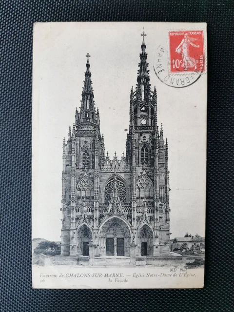 CPA 51 Environs de CHALONS-SUR-MARNE - Eglise Notre-Dame de l'Epine