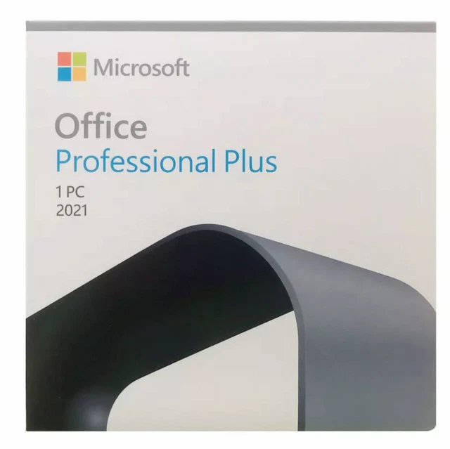 MICROSOFT OFFICE PROFESSIONAL Plus 2021 Product Key DVD Lifetime 1 PC Sealed 80 04 PicClick UK