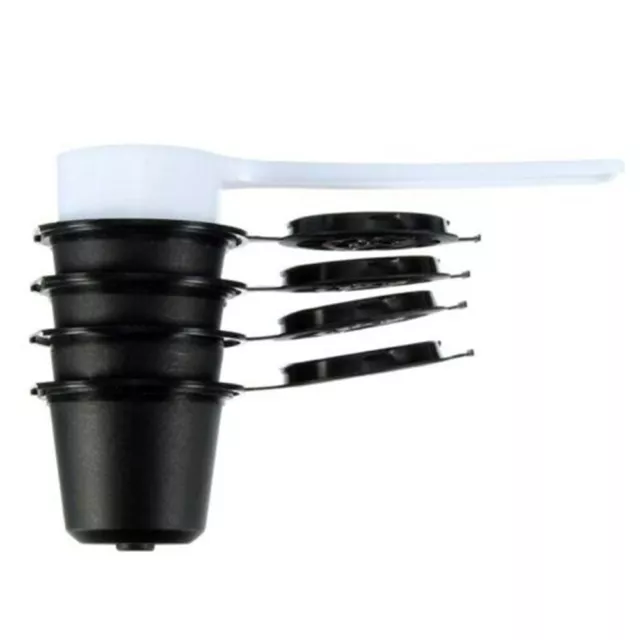 4pcs Coffee Capsule Refillable Cup Replacement Accessories Kitchen Spoon 2