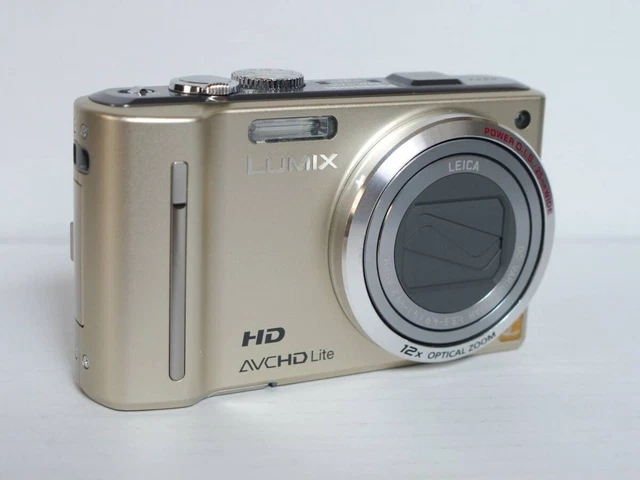 PANASONIC COMPACT DIGITAL Camera Lumix Dmc-Tz10 Gold Color