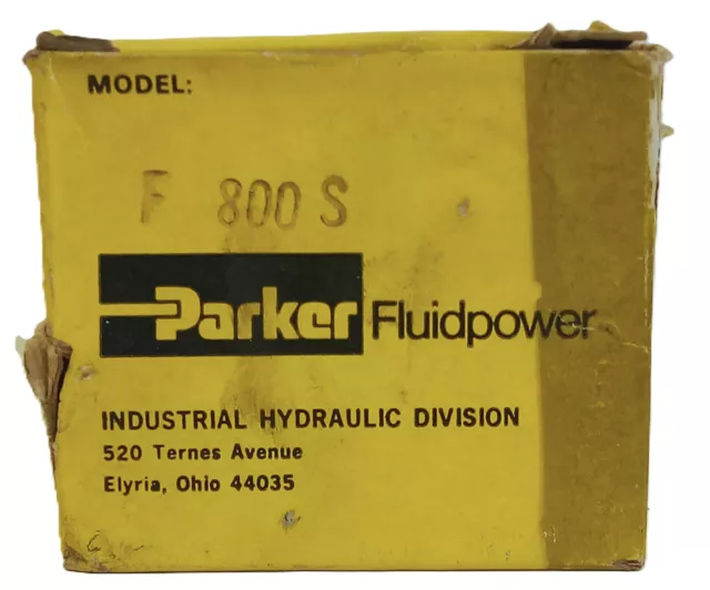 Parker F-800-S11 F800S11 COLORFLOW 3000 psi 15 GPM Hydraulic Flow Control Valve