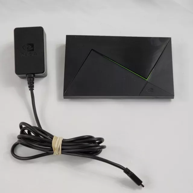 NVIDIA Shield TV Pro P2897 4K HDR Media Streamer & AC Adapter (2017) No Remote