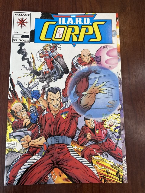THE HARD CORPS #1 Valiant Comic Books 1st Print Jim Lee Bob Layton 1992