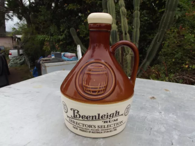 Beenliegh '' Very Old Rum '' Stoneware, Jug / Bottle
